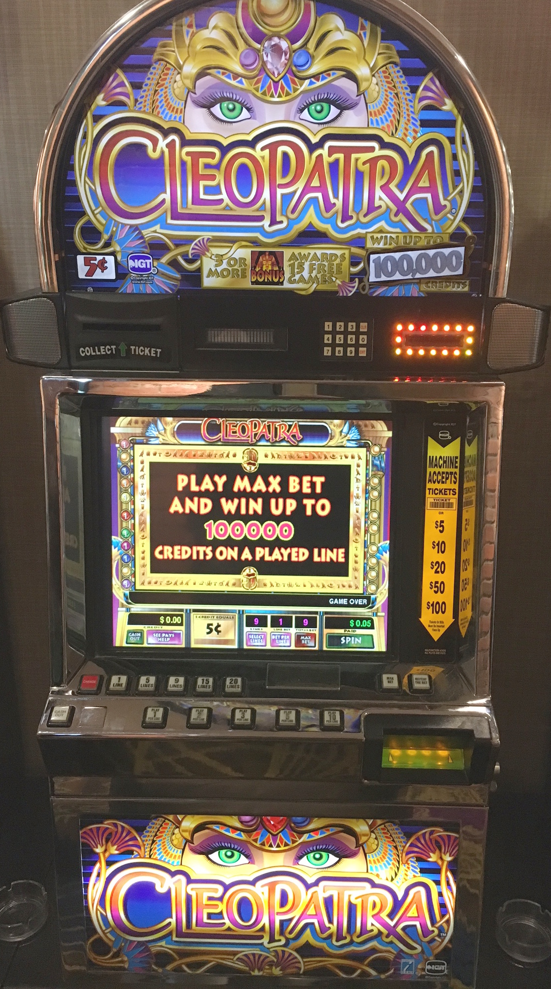 Free cleopatra ii slot machine online