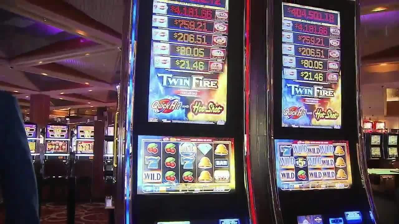 Locate slot machines at casinos